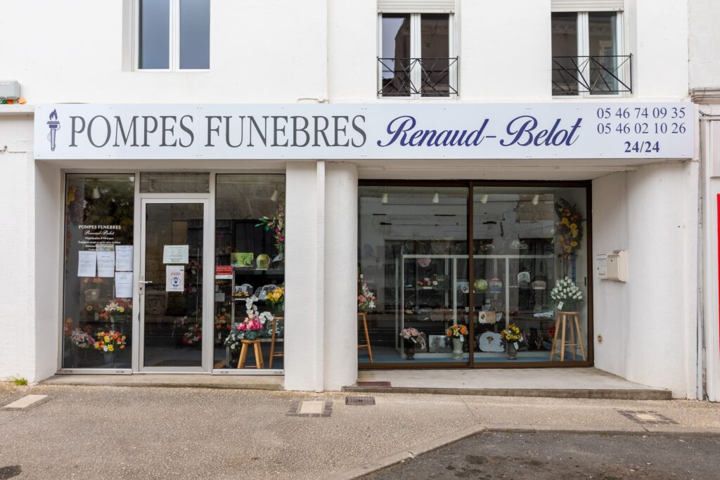 devanture boutique funeraire